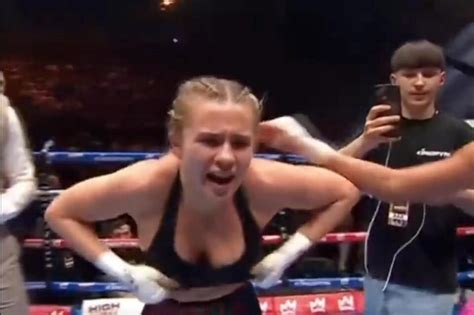 Kingpyn Boxing results: Daniella Hemsley flashes audience after win ...